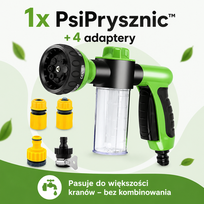 PsiPrysznic™ | Myjka Pianowa 8w1 do Szybkiej Kąpieli Psa