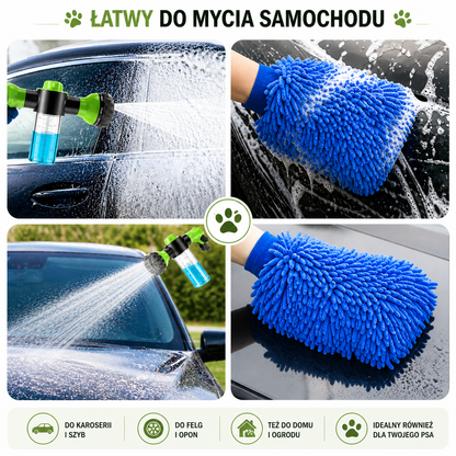 PsiPrysznic™ | Myjka Pianowa 8w1 do Szybkiej Kąpieli Psa